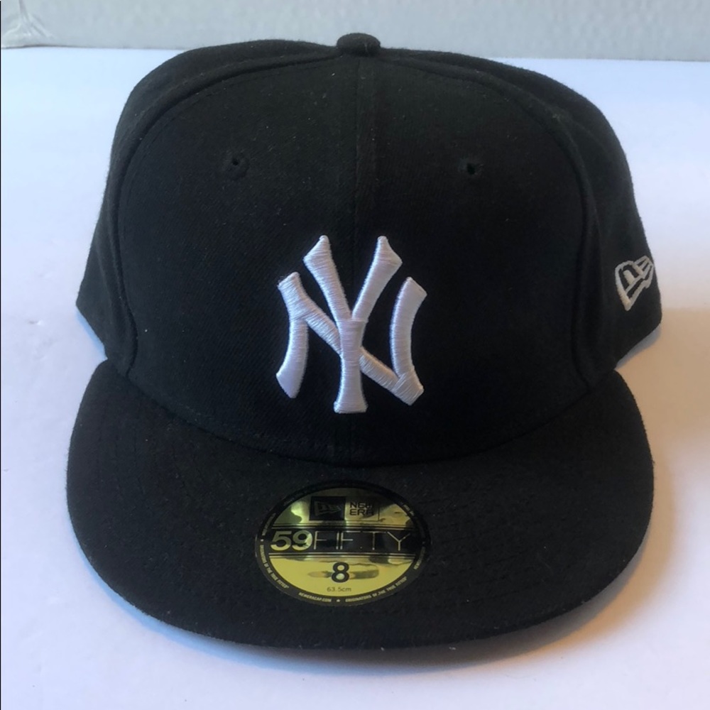 New York Yankees MLB Black Fitted Hat NEW ERA - 8